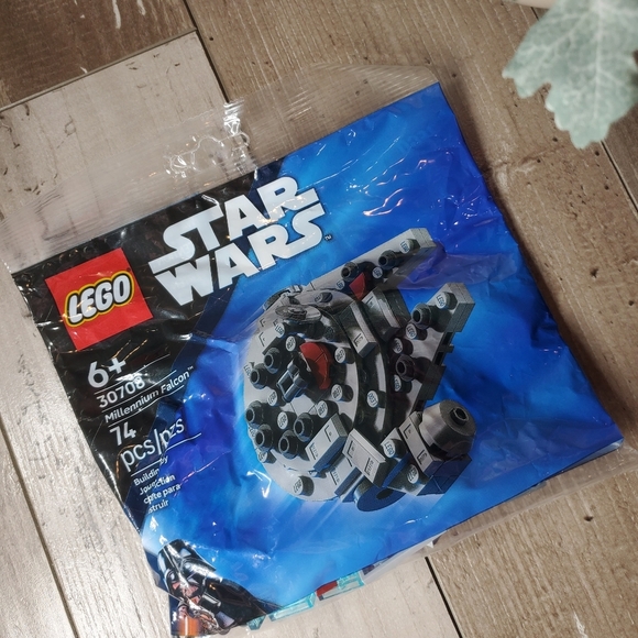 NWT LEGO STAR WARS Millenium Falcon Polybag 72pc 30708 Building Toy Pack - Picture 5 of 7